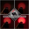 WAYLLSHINE Stepless Dimming Red Light Flashlight, 620nm-630nm High Purity, Adjustable