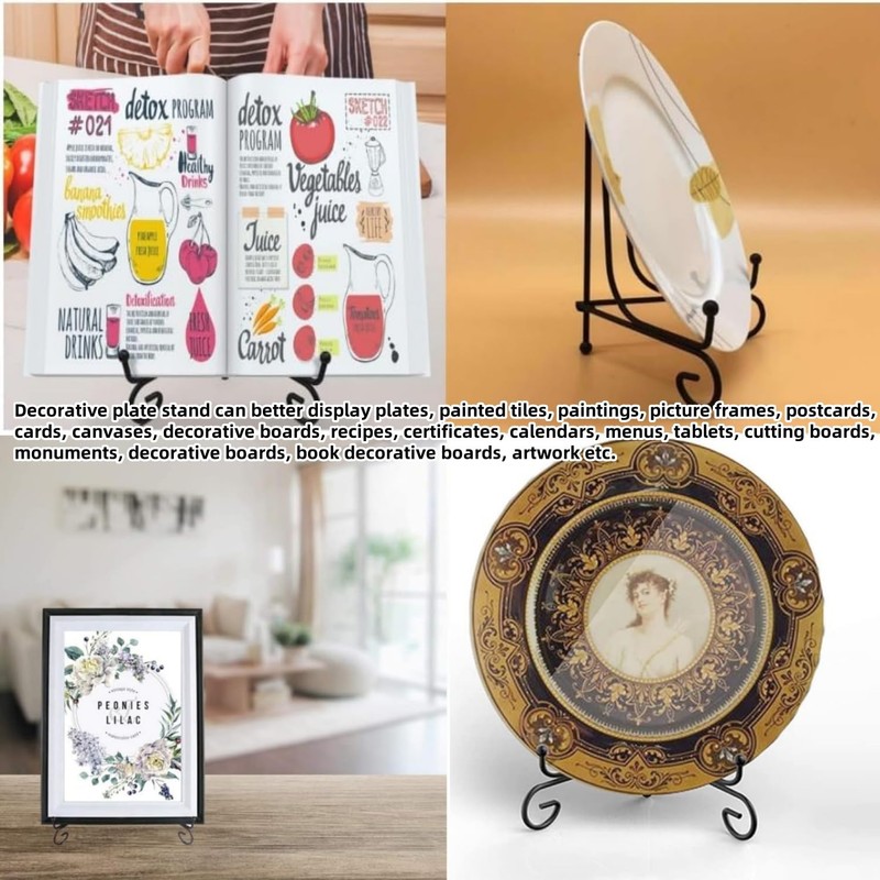 Plate Stands for Display - 6 Inch Plate Holder Display