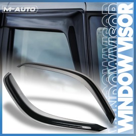 M-AUTO Window Visors Compatible with 1995-2004 Toyota Tacoma,Tape-On Rain Guards Vent Shade Deflector, 2 PCs