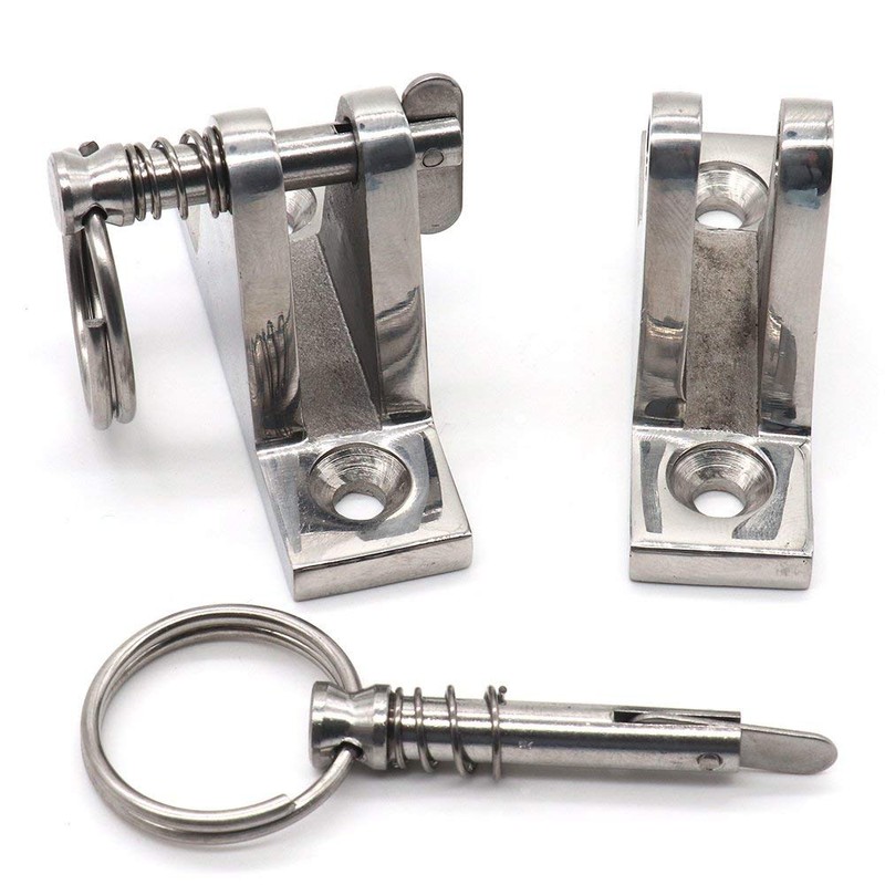 DollaTek 2-Piece Deck Hinge 90° with Quick Release Pin Boat