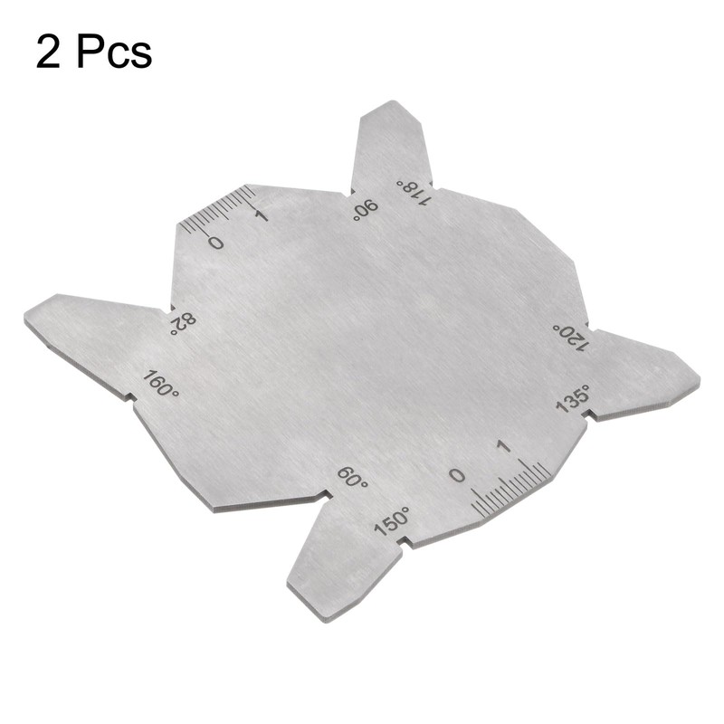 HARFINGTON 2pcs Drill Bit Angle Gauges 60°-160° Drill Sharpening Gauge