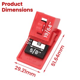 TOKCKYBL Circuit Breaker Lockout Device, 12 Pack - OSHA Compliant, Clamp-On Design for Single Pole Breakers, Premium Grade, Medium (120/277V)