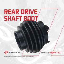 Rear Drive Shaft Boot Fits for Kawasaki Prairie 300 400 1997-2002, Replace 49006-1307