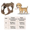 RENEWREVITAL 犬用ハーネス メッシュデザイン犬用ハーネス ノープル犬用ベスト ハイキング用 小中大型犬用 迷彩 中サイズ