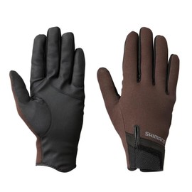Shimano Titanium Alpha Gloves Full Cover GL-013V Brown L