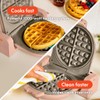 bella Flip-n-Store Waffle Maker with EverGood™ Ceramic Nonstick Coating, Fits-anywhere™