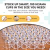 [100 Pack] Bulk Hijama Cups for Cupping - B1 B2