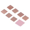 70PCS Copper Heatsink Sheets with 10PCS Silicone Pads Cooling Thermal