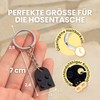 NumeroPhi - Partner Heart Keyring Gift for Lovers, Friendship, Valentine's