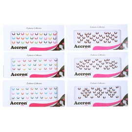 Bindi Pack of 6 Crystal Designer Bindis Jewel for Forehead Face Tikka Multicolored Bindiya Stickers Adhesive Stone Indian Traditional Bindi Body Tattoos for Women Girls Bride Mothers day mom Gifts