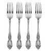 Oneida Wordsworth Set of 4 Dinner Forks, Silver