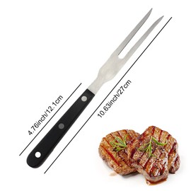 Meat Fork, Carving Fork, Carving Fork, Meat Fork, Meat Fork, Meat Serving Fork, Grill Fork, Stainless Steel Meat Forks, Cooking Tool with Long Handle, for Pork, Chicken, BBQ