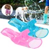 Waterproof Pet Raincoat Dog Reflective Stripe Rain Jacket Breathable Hooded