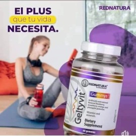 Rednatura Geltyvit Gummys Multivitaminico Sabor Frutas Frutas