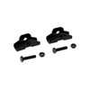 Black Pannier Rack with Support Bracket for Simson S50, S51,
