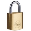 Yale - Y110B/20/111/4 Standard Security 20mm Brass Padlock, Pack of