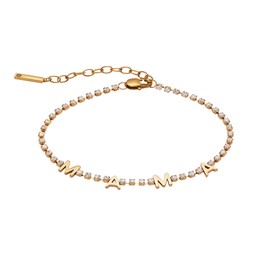 Alex and Ani “Mama” Crystal Tennis Bracelet