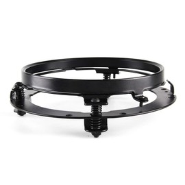 HANEU (Black 7" inch Round LED Daymaker Projector Headlight Trim Ring Mounting Bracket for Headlight/Street Glide