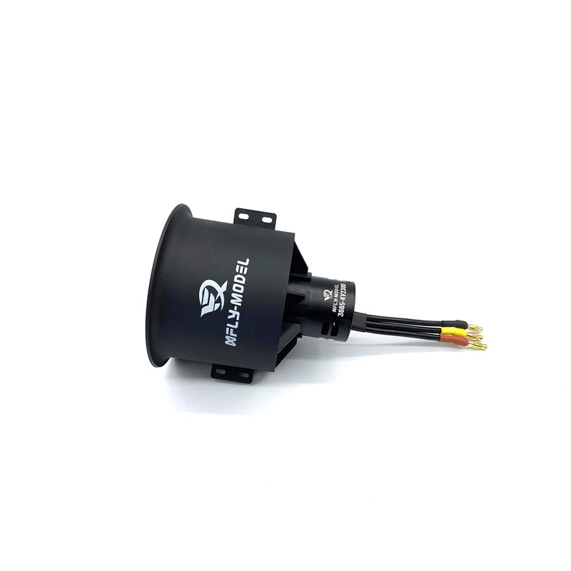 XFLY-MODEL 80mm 12-Blade EDF Ducted Fan with 6S Brushless Inrunner