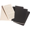 Notizheft Cahier in schwarz 9x14 cm 3 blanko 70g m²