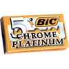 BIC Rasierklingen, 100 Stück, Chrome Platinum, für jeden Rasierhobel, Doppelkanten-Klingen,