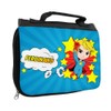 Toiletry Bag with Names Ferdinand and Super Hero Pattern for