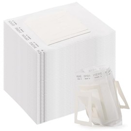 Filtro para Cafetera, Filtro de Cafés Desechable 50PCS (Blanco 50PCS)