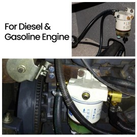 KOFIL (1) R12T Fuel Filter Water Separator Complete Kit For Gas & Diesel Engines