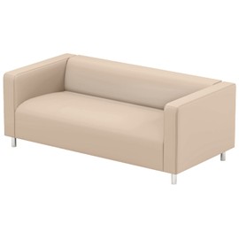 Sofa Pro The Klippan Loveseat Cover Replacement is Custom Made Compatible for IKEA Klippan Loveseat Slipcover, A Sofa Cover Replacement. Cover Only Medium Polyester Beige