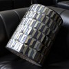 Escenzy Modern Bathroom Trash Can Mosaic Glass 5L | Decorative