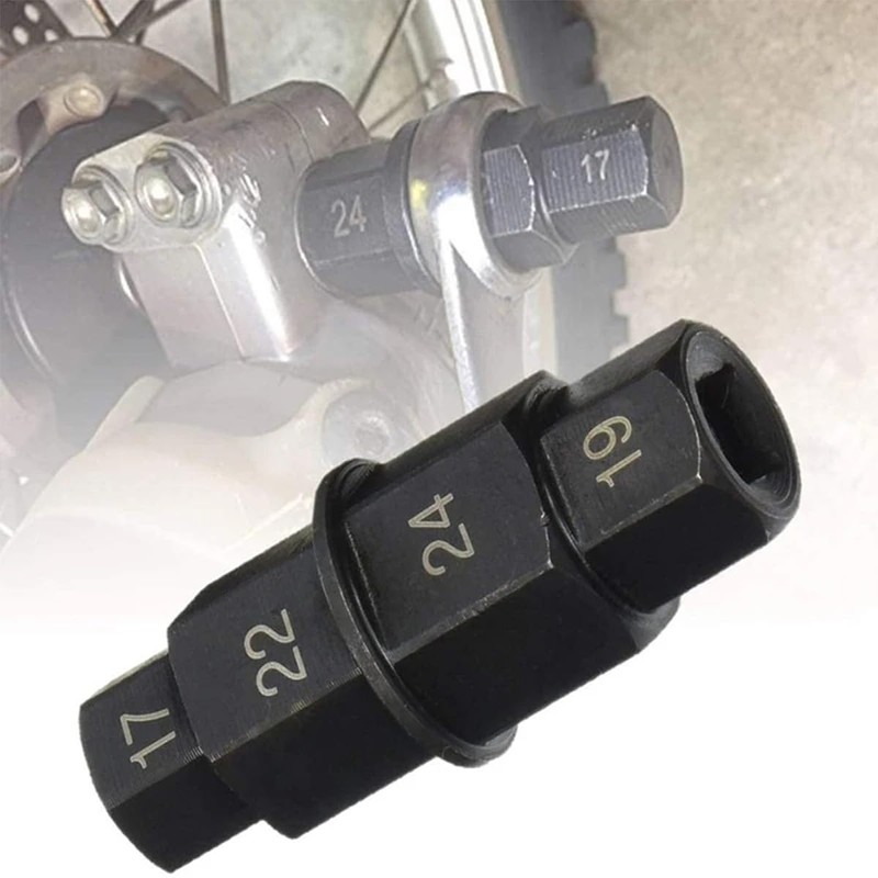 JNNJ Motorcycle Spindle Tool, Wheel Axle Hex Allen Spindle Driver