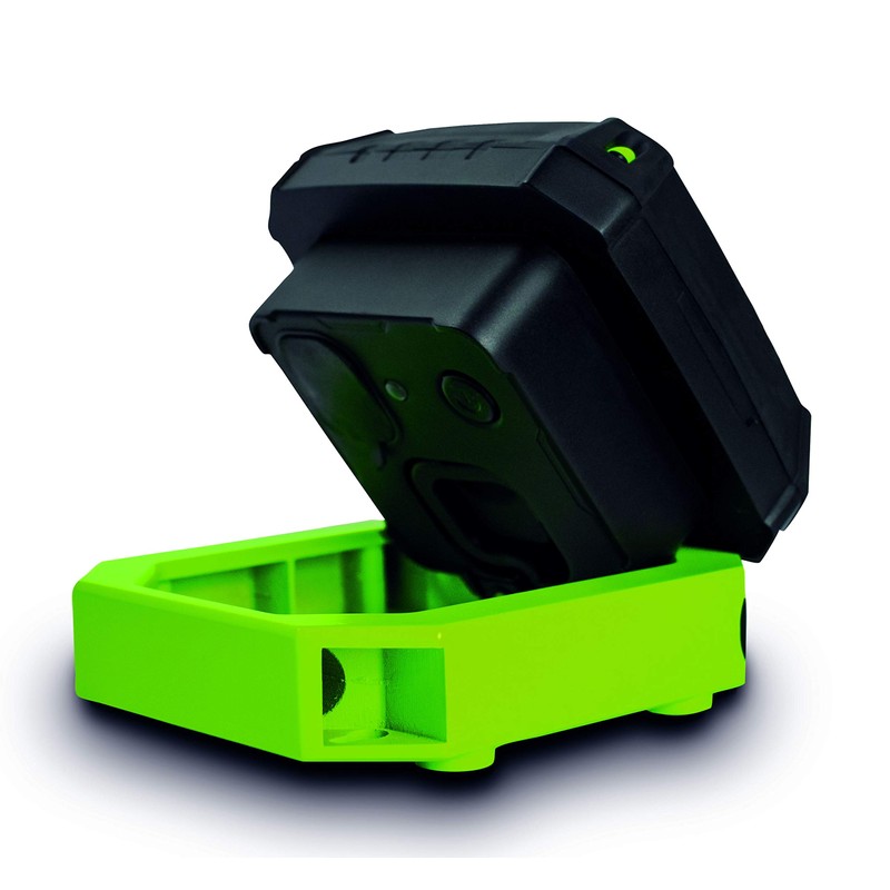 Luceco Compact Magnetic USB Charged Work Light, Green