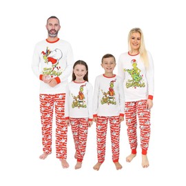 The Grinch Grinchmas Christmas Pyjamas with Matching Family, White