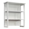 Sauder Cottage Road Engineered Wood Library Hutch in White Finish