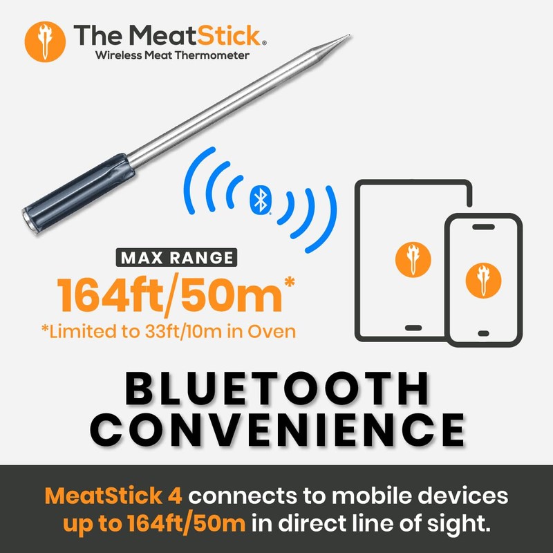 MeatStick 4 (One-Probe Set) | Quad Sensors Smart Wireless Meat