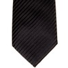 Retreez Woven Pre-tied Boy's Tie with Stripe Textured - Black