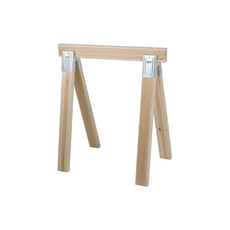 2-Piece Heavy Duty Sawhorse Brackets with 400Lb / 180Kg Capacity