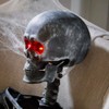 Home Accents Holiday 5 ft. LED Pose-N-Stay Ash Skeleton
