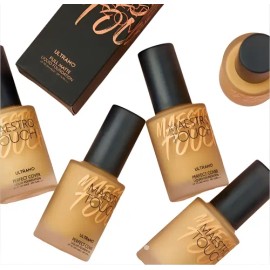 Base Maquillaje Maestro Touch Mate Fps15 De Alta Cobertura