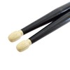 Keepdrum 5-Light Black Hickory Drumsticks Black Drum Sticks 12 Pair