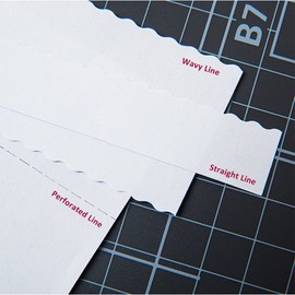 Jielisi 3-Way 12.6 Inch (A4 size) Rotary Trimmer Cutter Perforate & Scallop