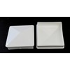Plastic Pyramid 4x4 True(100 mm) Fence Post (1, White)