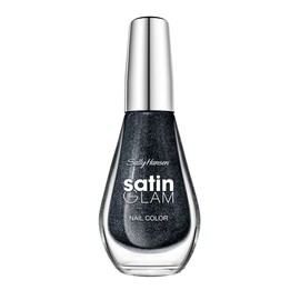 Sally Hansen Satin Glam Nail Color ~ Silk Onyx 08