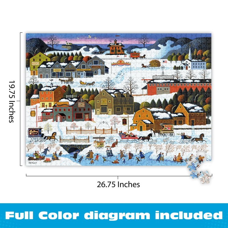 Buffalo Games - Hickory Haven Canal - Charles Wysocki -