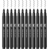 Mr. Pen- Drawing Pens for Artists, 0.1mm, 12 Pack, Black