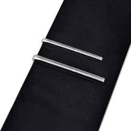 LONGHAO Classic Tie Clips, Tie Clip, Men's Tie Clip, Tie Clip Set for Weddings, Valentine's Day, Anniversary, Father's Day Gift for Dad, copper, Copper