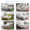 TAOCOCO Bed Headboard Covers, King Size Headboard Covers,Velvet All-inclusive Elastic