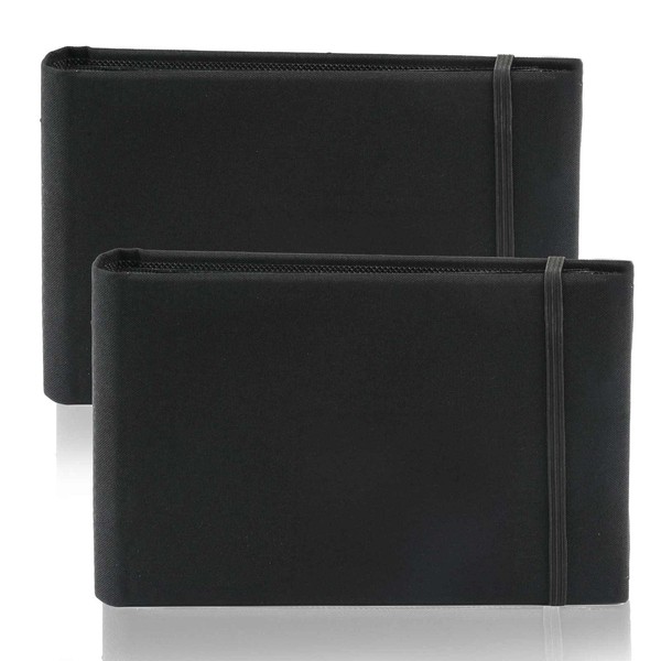 2 Pack Photo Book Album 6x4, Small Photo Album Slip