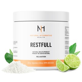 NIH Supplement - Restfull Citrus Flavor - Deep Sleep, Stress Relief & Relaxation - Calms Mind, Reduces Anxiety - GABA, Inositol, L-Theanine, Glycine, Magnesium & Vitamin B6 - Non-GMO, Vegan-Friendly