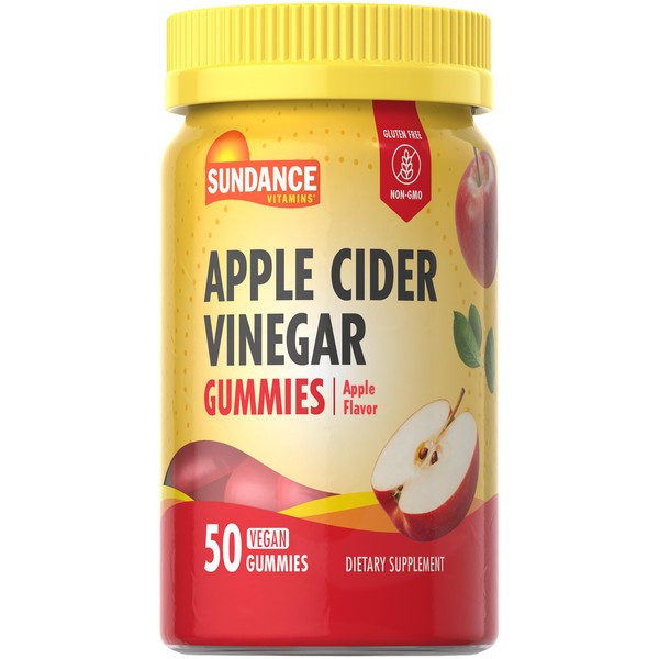 Sundance Apple Cider Vinegar Gummies | 50 Count | Apple